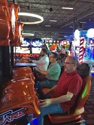 Dave and Busters agency outing